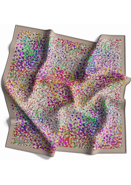 90 x 90 Dijital Bambu Kraş Eşarp -03565