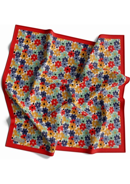90 x 90 Dijital Bambu Kraş Eşarp -03566