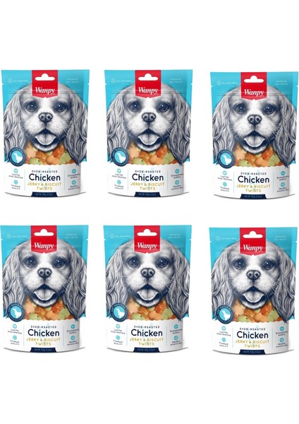 Üzeri Tavuk Sargılı Bisküvi Köpek Ödülü 100 Gr. x 6 Adet