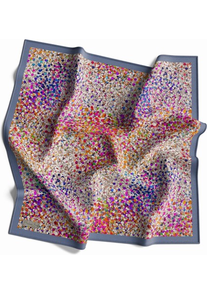 90 x 90 Dijital Bambu Kraş Eşarp -03564