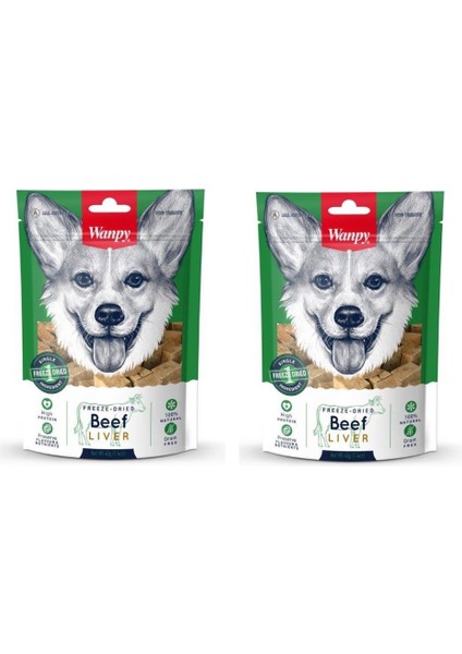 Kurutulmuş Dana Ciğeri Köpek Ödülü 40 Gr. x 2 Adet