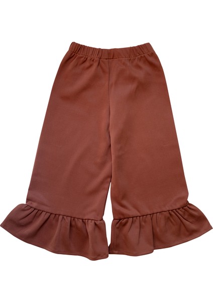 Freya Fırfırlı Etek Görünümlü Kahverengi Pantolon indirimleri