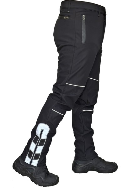 Softshell Motorcu Pantolonu Siyah – Kışlık Su Rüzgar Geçirmez Reflektörlü (Yeni Yasaya Uygun) indirimleri