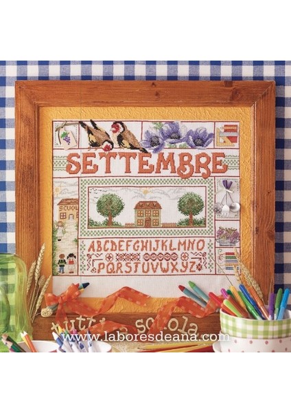 Punto de Cruz Cuadros 12 Meses Del Ano Nakış Elişi Hobi Dergisi No: 1 – 12 fiyatları