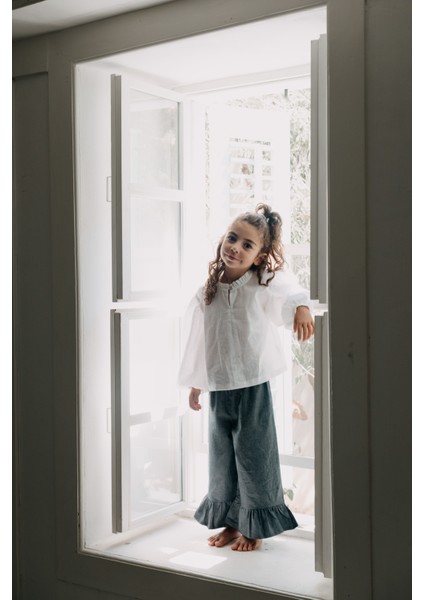 Freya Fırfırlı Etek ve Kot Görünümlü Pantolon fiyatları