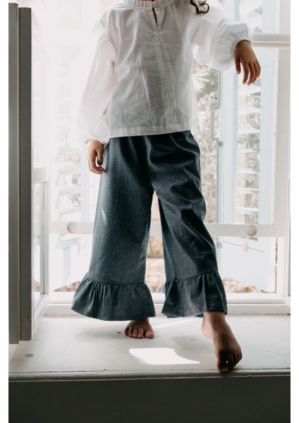 Freya Fırfırlı Etek ve Kot Görünümlü Pantolon modelleri