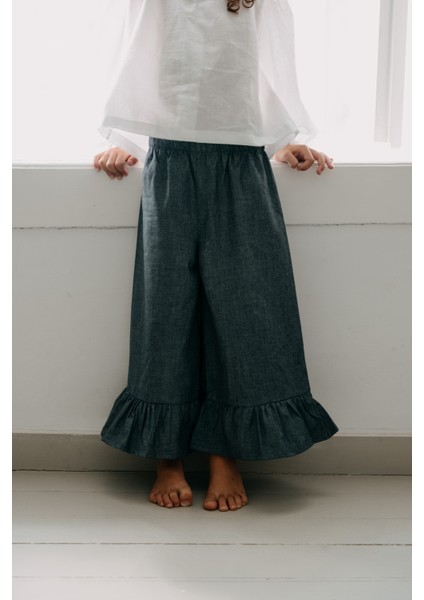 Freya Fırfırlı Etek ve Kot Görünümlü Pantolon fırsatları