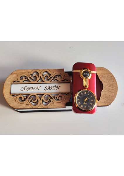 Çakmak Kişiye Özel Isim Yazılı ve Mdf Tasarım Kutulu NO:205 fırsatları