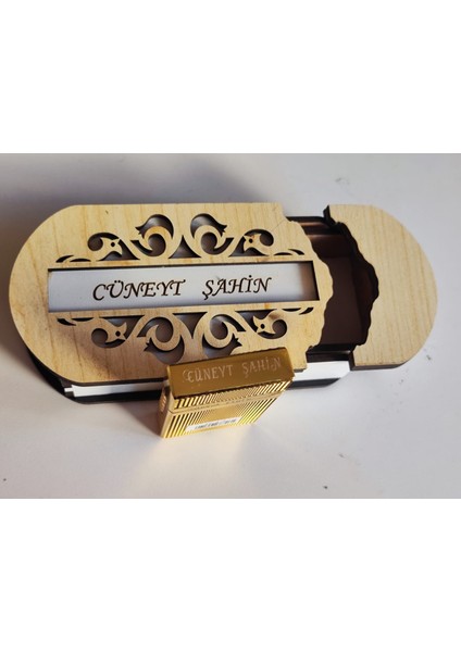 Çakmak Kişiye Özel Isim Yazılı ve Mdf Tasarım Kutulu NO:203 fırsatları