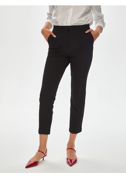 Arka Kemeri Lastikli Slim Fit Pantolon 00088
