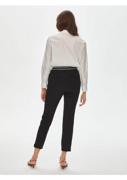 Arka Kemeri Lastikli Slim Fit Pantolon 00088