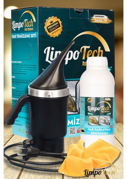 Far Temizleme Seti Buharlı Far Temizleme Seti Far Parlatma Seti Oto Far Temizleyici ( 1000 ml )