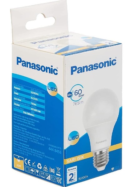 8.5 W 60 W 2700K LED Ampul E-27 Duy Sarı Işık fırsatları