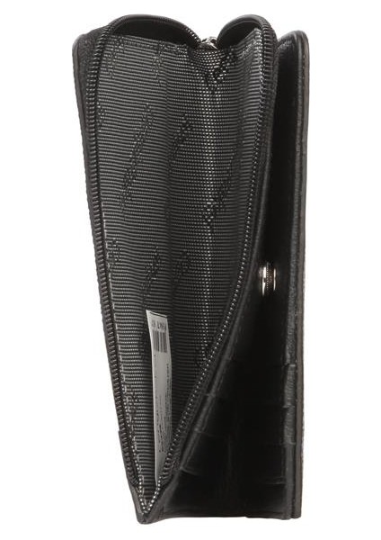 Unisex Monogram Deri Fermuarlı Kartlık – 2512Ms - Siyah modelleri