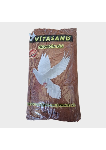 Güvercin Kil 1kg (Kumu Kırmızı )Tüm Kafe ve Kümes Hayvanları Için (4 Adet)