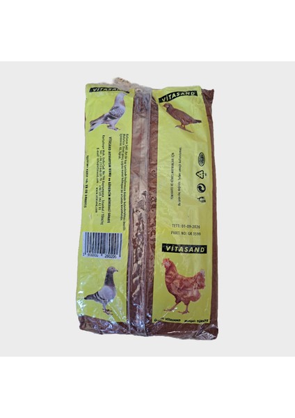 Güvercin Kil 1kg (Kumu Kırmızı )Tüm Kafe ve Kümes Hayvanları Için (4 Adet)