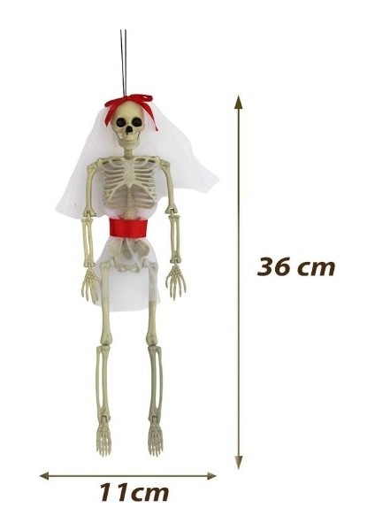 Halloween Iskelet Gelin 40CM AST6706 fırsatları