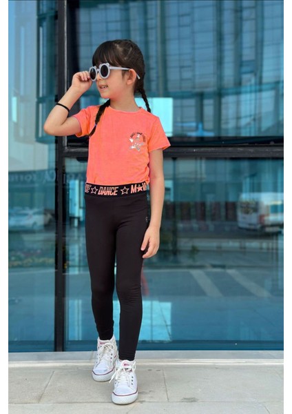 Kalp Baskılı Sevimli Takım - Turuncu fiyatları