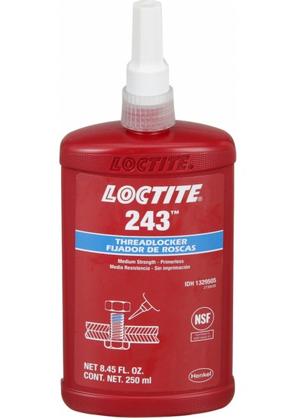 243 Orta Mukavemetli Civata / Vida Sabitleyici (250ML)