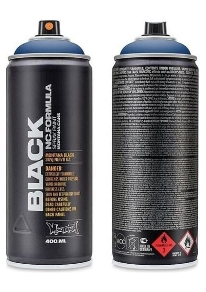 Black Seri 400 ml Sprey Boya BLK5080 Ultramarine