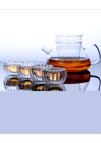 Çift Cidarlı Sosluk Drajelik Lokumluk Kahve Yanı Tabağı Borosilikat Kase Sos 6 Adet 50ML