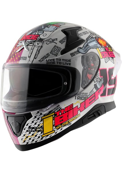 Apex Xbhp 19 Kask Pink White