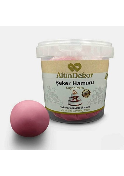 Altın Usta Şeker Hamuru Pembe 1 kg