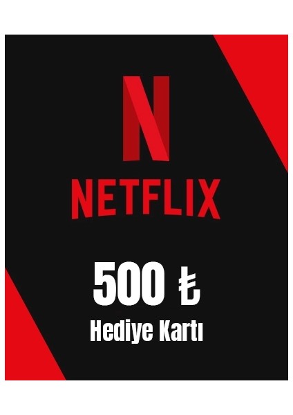 Netflix Hediye Kartı 500 TL