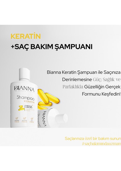 Şampuan Keratin Güçlendirici ve Yenileyici Saç Bakım Şampuanı 500 ml