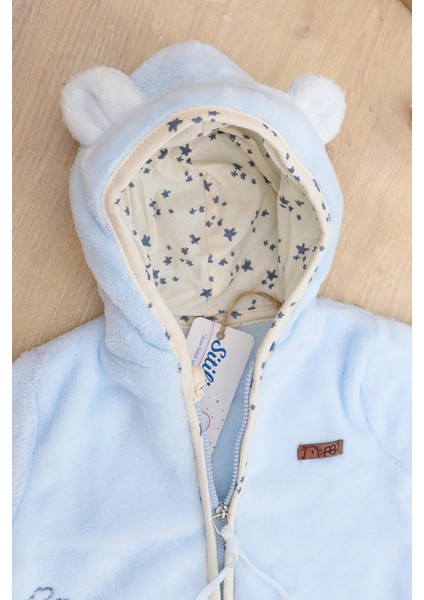 Erkek Bebek Peluş 2 Li Kapişonlu Takım Seti STL6782 modelleri