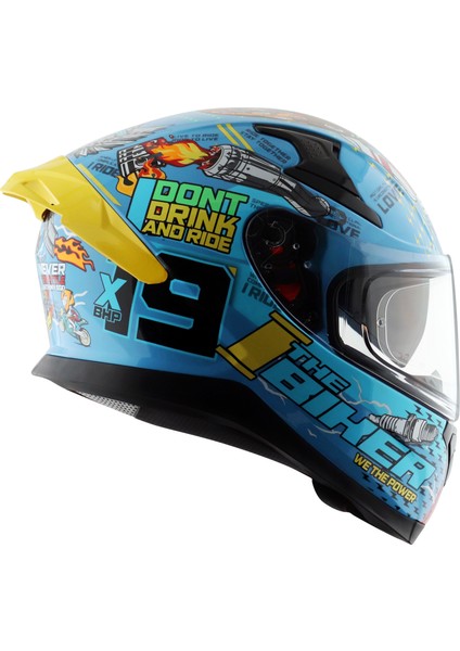 Apex Xbhp 19 Kask Blue Red