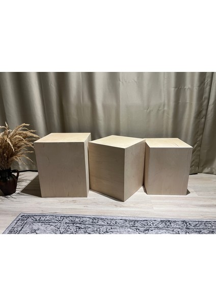 Cubic Coffee Ahşap Sehpalar