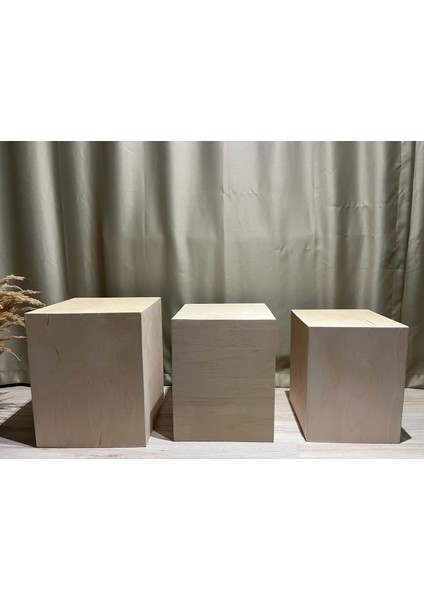 Cubic Coffee Ahşap Sehpalar