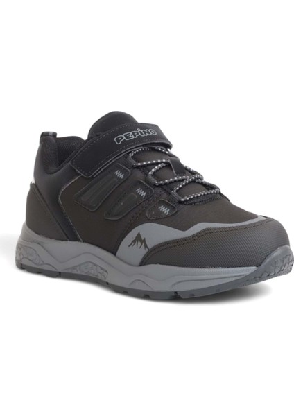 2083-PEPINO Anatomik Tabanlı Kışlık Soft Shell Erkek Çocuk Spor Ayakkabı NKT02083-SIYAH Gri-34 fiyatları