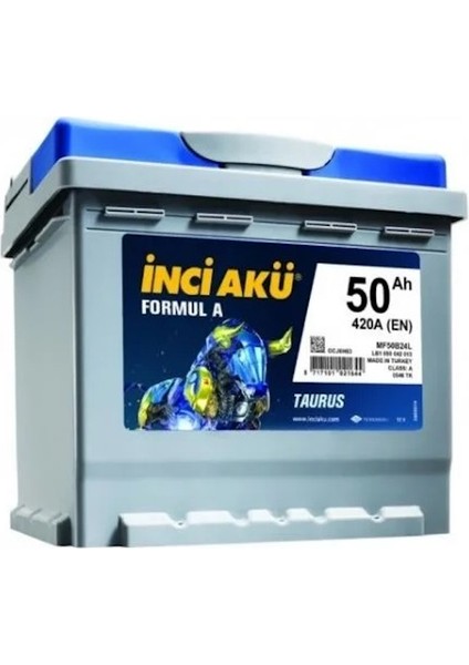 Formul A Taurus 12 V 50 Ah 420 A (En) Akü