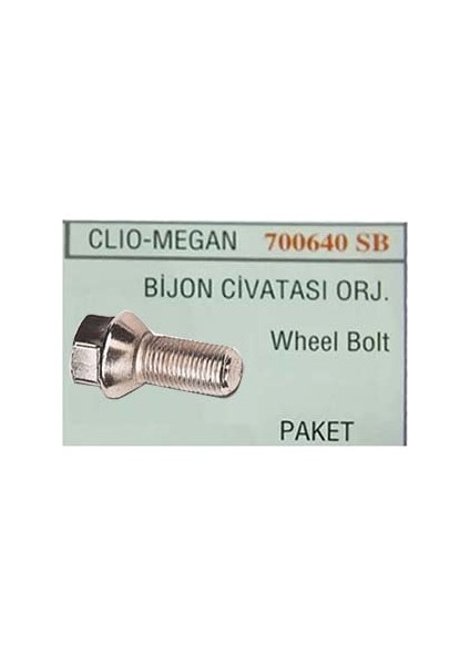 Bijon Civatası Clıo-Mgn 709640SB