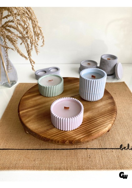 Yuvarlak Doğal Ahşap Sunum Tabağı Ayaklı Düz Ahşap Sunumluk(Beyaz ÇAM)(ÇAP:28CM Yük:6,5cm)