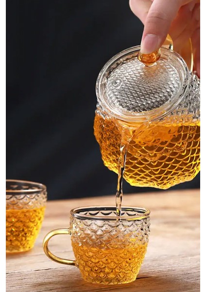 Altın Kulplu Kahve Bardağı Espresso Bardağı 150ML 6'lı
