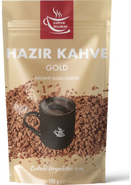 Kahve Tiryakisi Hazır Gold Türk Kahvesi 200 gr Paket