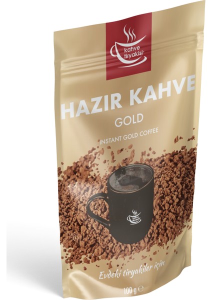 Kahve Tiryakisi Hazır Gold Türk Kahvesi 200 gr Paket