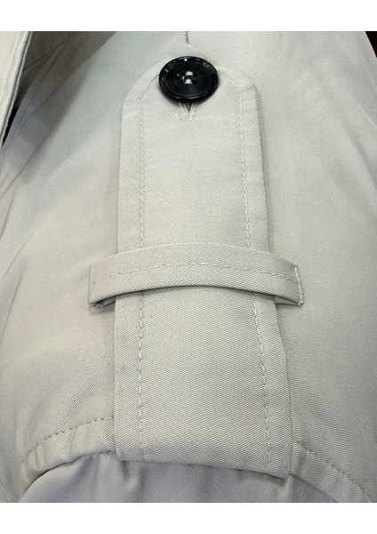 Italyan Stil Slim Fit Mevsimlik Erkek Trençkot Mont Taş T11335 indirimleri