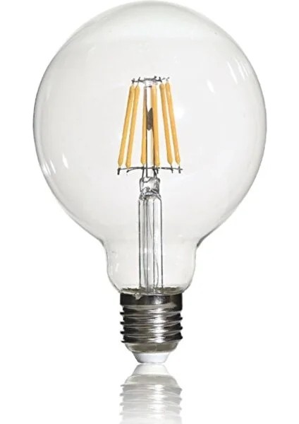 8W Edison LED Ampul (St-64) (Günışığı)