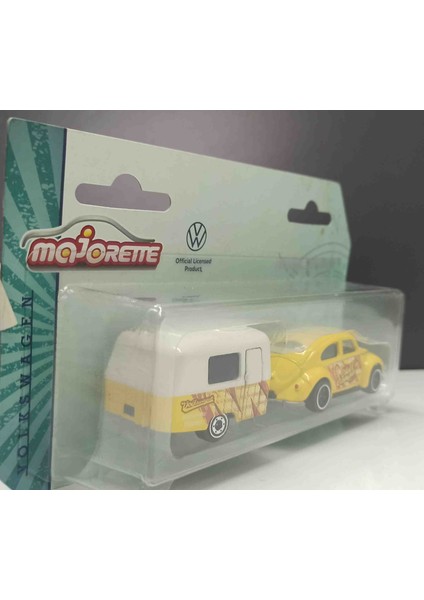 1:64 Majörette Volkswagen Römorklu Model Küçük Boy Metal