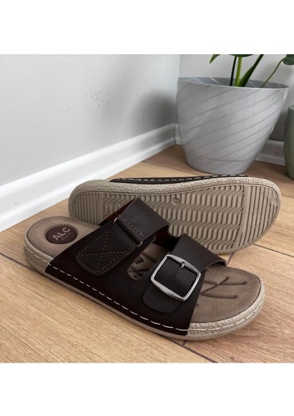 Ortopedik Siyah Erkek Terlik modelleri