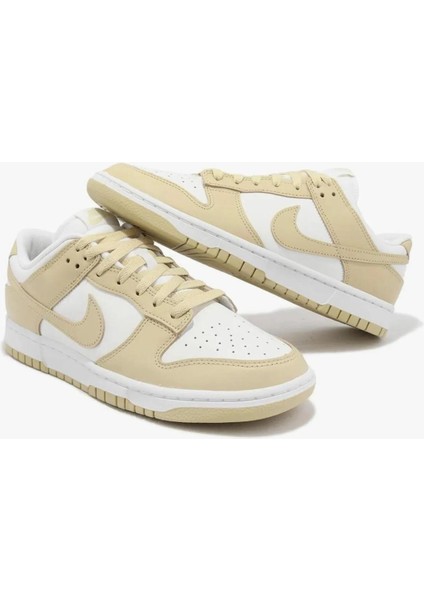 Dunk Low Retro Team Gold Beyaz-Bej Renk Deri Erkek Spor Ayakkabı indirimleri