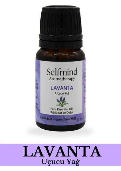 Lavanta Uçucu Yağı Saf ve Doğal Buhurdanlık - Lavandula Angustifolia 10 ml