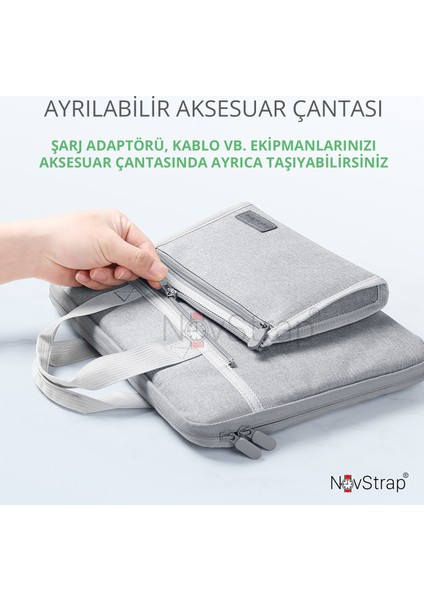 Apple Macbook Pro M1 M2 13 Inç A2338 A2289 A2251 ile Uyumlu Oxford Kumaş Çanta Kılıf Sleeve