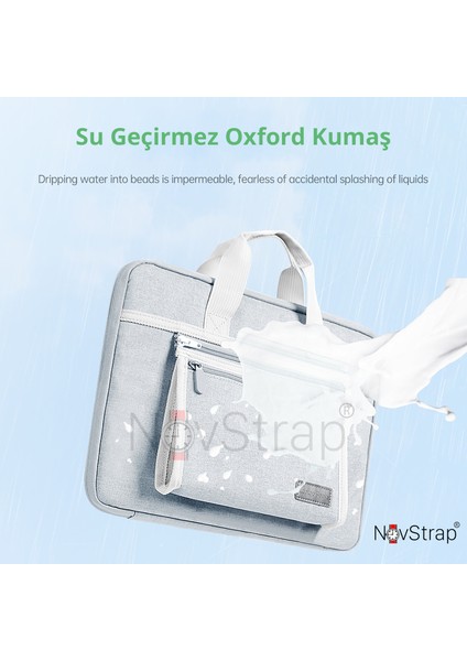 Apple Macbook Pro M1 M2 13 Inç A2338 A2289 A2251 ile Uyumlu Oxford Kumaş Çanta Kılıf Sleeve