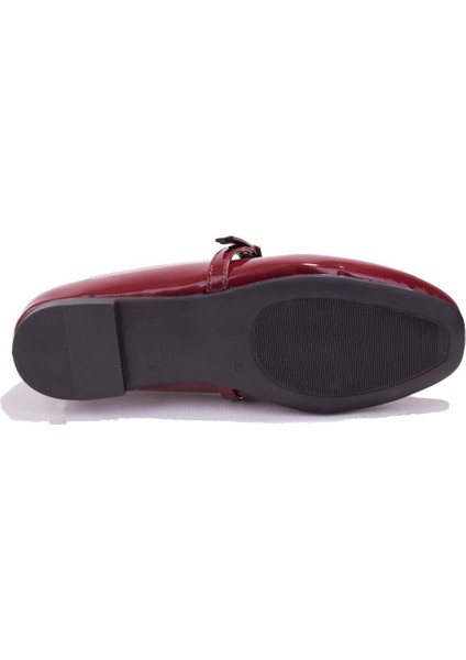 DZA07-115052BB Bordo Günlük Babet Kadın Ayakkabı fırsatları