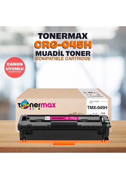 Canon Uyumlu Tonermax I-Sensys MF-635CX Muadil Toner Set Yüksek Kapasiteli / CRG-045H